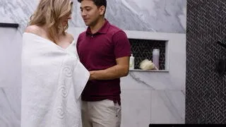 Overconfident Milf Cory Chase gets Comforted by Stepson after Failing to Fix ...