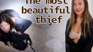 Caught a Thief and Persuaded Her to Star in a Homemade Video Pussy Creampie