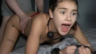 18 Yo Teen Matty Mila Perez Rough Creampie Fuck - Nutting Deep Inside