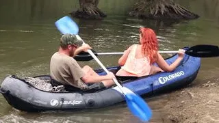 Skinny dipping couple