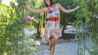 18 years old Adria toying her ass