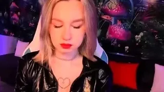 Close up with teen pussy pleased with dildo and vibrator