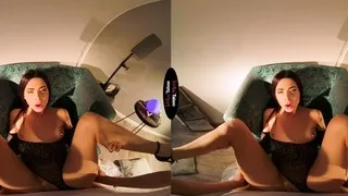 Sexy small titted brunette Judy C