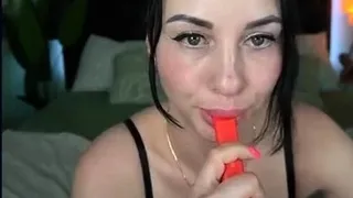 Jessy funny amateur teen brunette toying