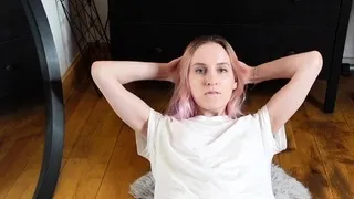 Beauty small tit amateur teen masturbating her shaved pussy