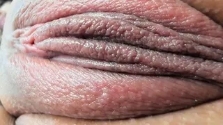 Cam girl masturbates close up using her fingers and toy