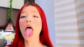 POV face close up cumshot