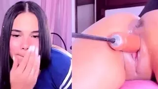 Amateur close up ass toying