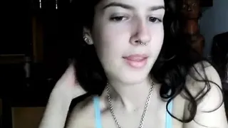Sweet amateur teen brunette girl homemade porn