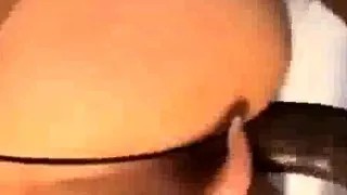 Slut in Fishnets Loves Being a Black Man's Pet BBC