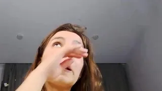 Sexy teen ebony solo toy masturbation