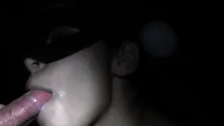 Czech amateur blowjob and fucking POV in public