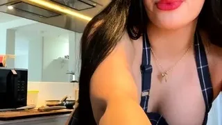 Sexy webcam brunette with big boobs