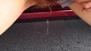 Amateur travesty outdoor solo