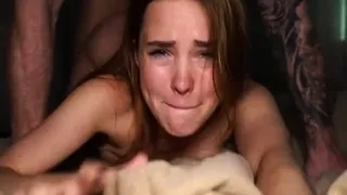 Amateur brunette Michelle with small tit