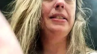 Amateur travesty outdoor solo