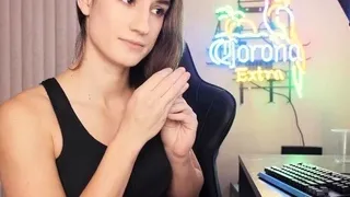 Shy brunette homemade amateur webcam teen