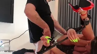 Busty amateur MILF anal hardcore