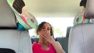 Busty amateur blonde banged in public outdoor