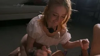 Homemade amateur blonde teen blowjob and cumshot