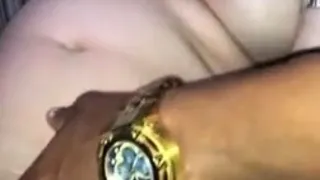 Nasty brunette pornstar with big boobs