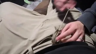 Big-Ass Babe Gets Creampied on the Couch