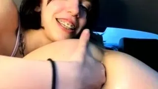 Teen Lesbians Fingering Outdoor