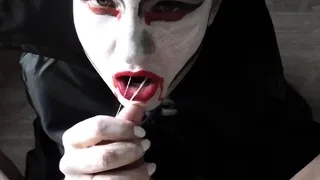 Pov homemade amateur facial cumshot and blowjob