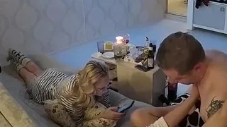 Sexy amateur blonde Russian web cam girl sucking on her toy