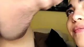 Homemade amateur blonde teen blowjob and cumshot