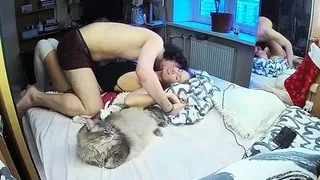 Amateur college group sex session