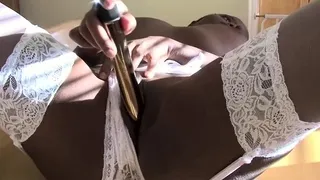 Hot Black Maid Does Some Webcam Black and Ebony