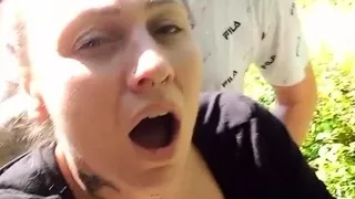 Brunette hardcore blowjob