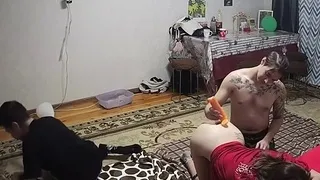 Sizzling Amateur Cock sucking Brunette on Cam