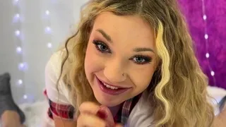 Sexy amateur blonde blowjob amp cumshot HD