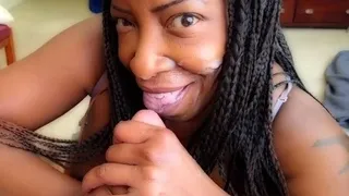 Vanessa Blue twers then gives head