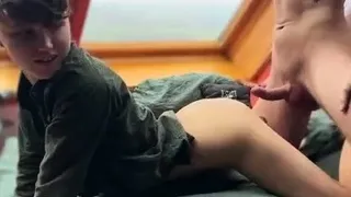 Cute brunette in hardcore pussy rubbing and toying