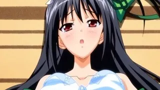 Hentai redhead gives blowjob and having sex