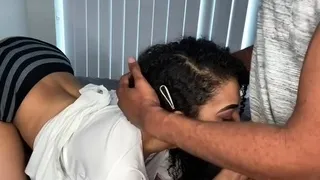 Brunette hookup amateur blowjob and dirtytalk sexdate