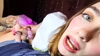 Wet SchoolGirl – Little Sister Pushes You Into Handjob