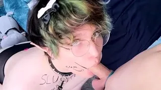 Sexy amateur blonde blowjob amp cumshot HD