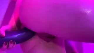 Dp loving close up hoe uses toys