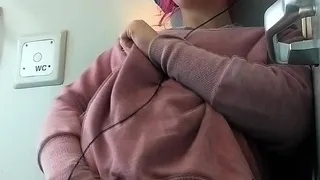 Cute curly brunette solo webcam masturbation