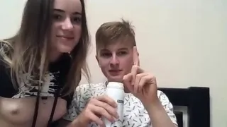 Small titted brunette amateur anal nailed at home