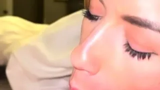 Blonde teen Kiara Knight hot POV blowjob and fucking on cam