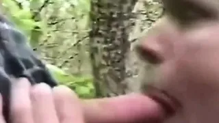 terry downs blowjob in a public park