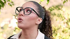 Brunette Penelope Kay with hot ass moans during rough sex