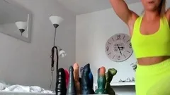 Brunette Solo Webcam Masturbation