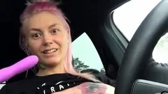 Amateur blond girl with big boobs getting fucked