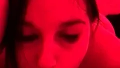 Delirious brunette whore riding big cock hardcore